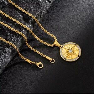 Elegant Compass Necklace